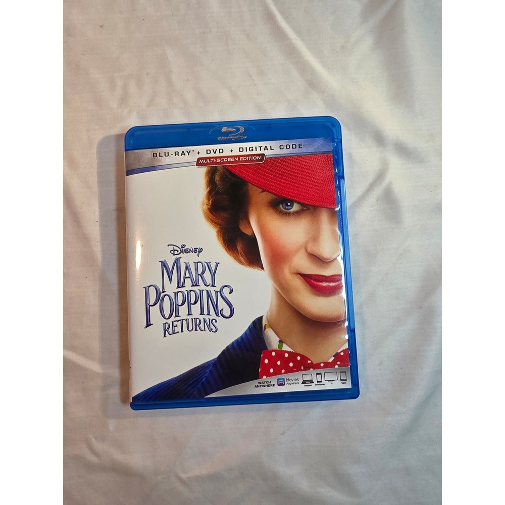 Disney Mary Poppins Returns Blu-ray DVD Multi-Screen Edition Emily Blunt Movie